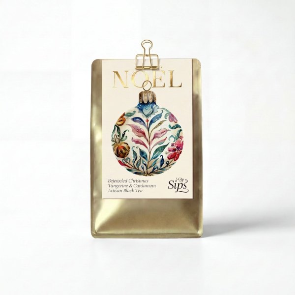 Bejeweled Christmas - Gold Pouch